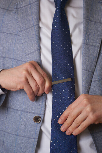 Bold Boss Tie Clip in Gold